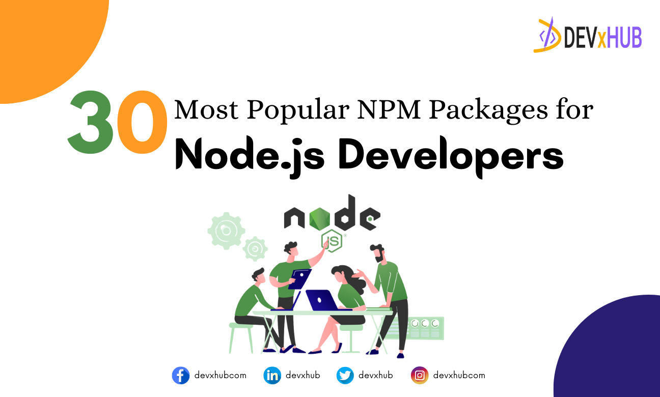 30 Most Popular NPM Packages for Node.js Developers