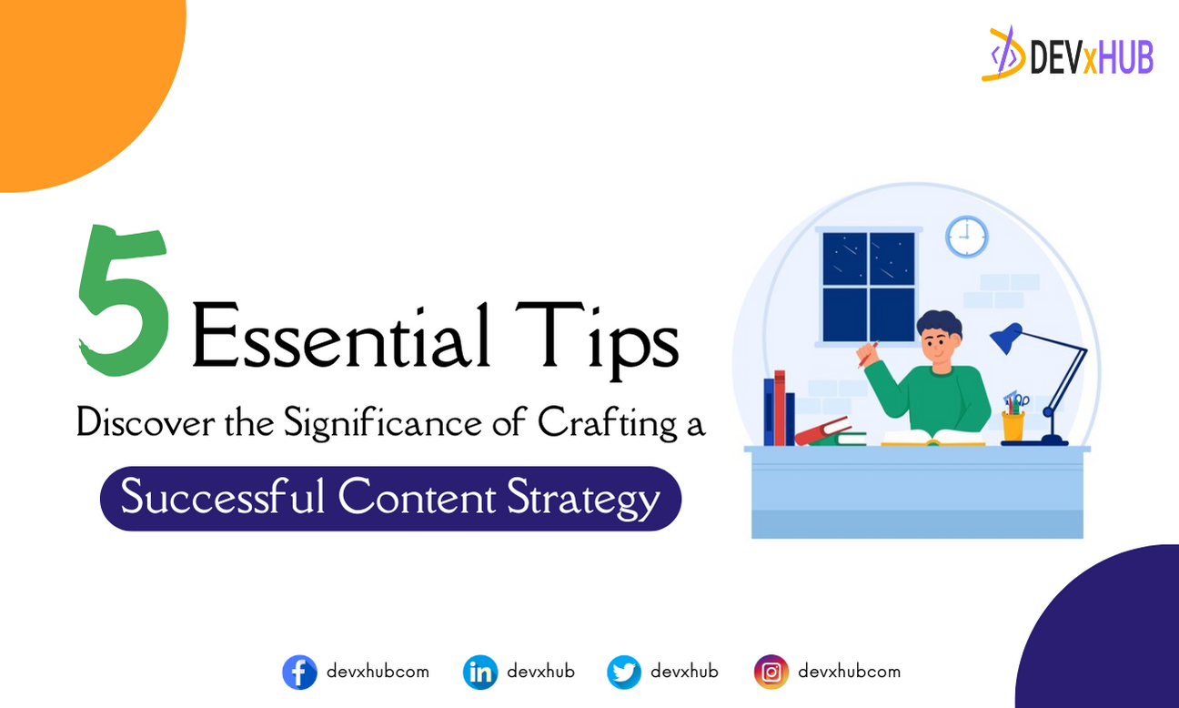 🚀Discover the Significance of Crafting a Successful Content Strategy: 5 Essential Tips📝